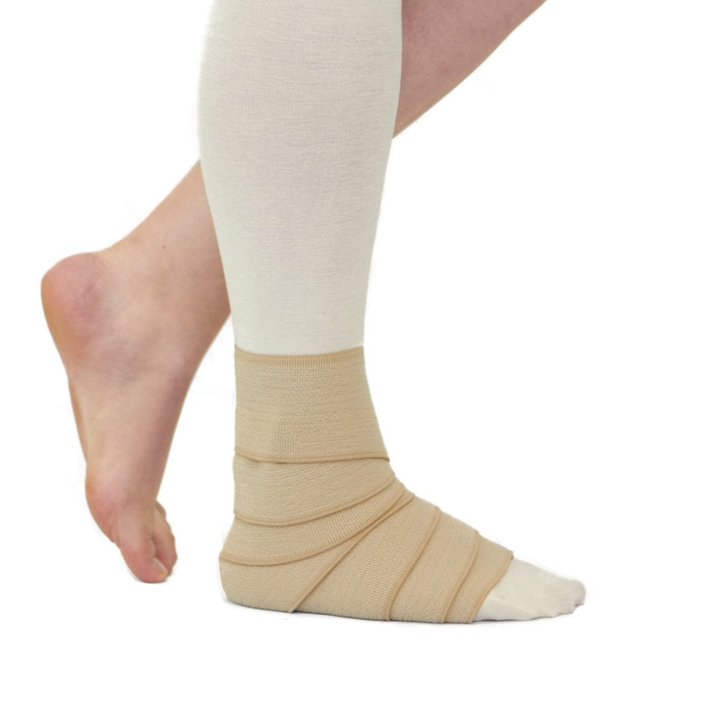 Enveloppement de pied de cheville à bande unique Circaid 3", application