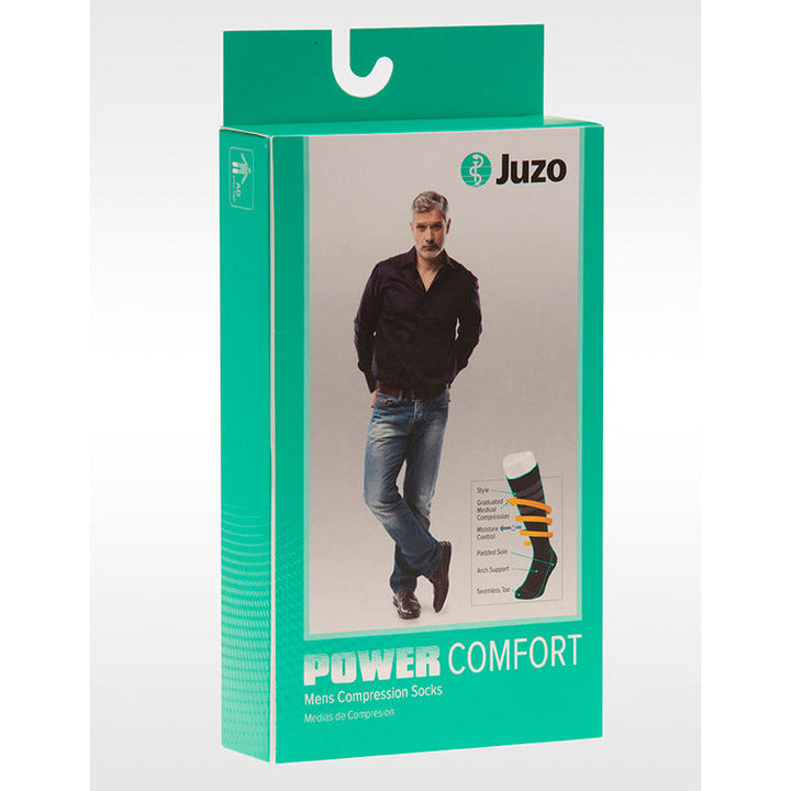 Juzo Power Comfort Joelho Alto 15-20 mmHg, Caixa