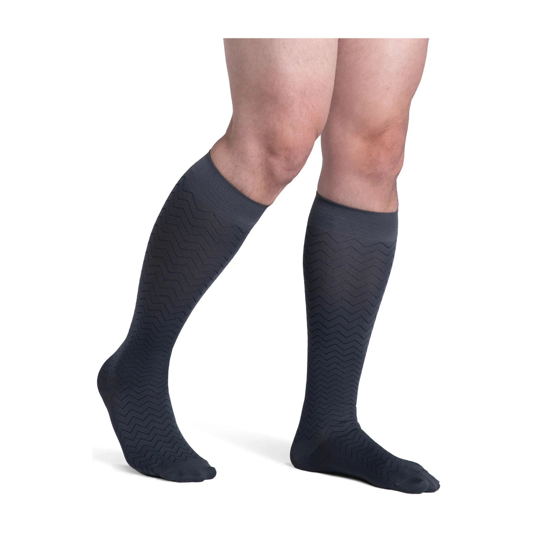 Sigvaris Men's Microfiber Shades Compression Socks 20-30 mmHg – For ...