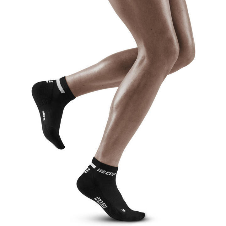 Die Run Low Cut Socken 4.0, Damen, schwarz