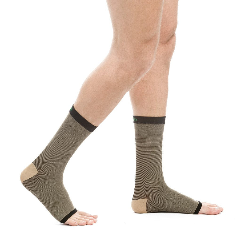 EvoNation Athletic Copper Ankle Sleeve, Black