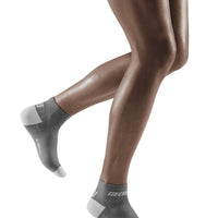 Ultralight Low Cut Compression Socks, Women, Grey/Light Grey