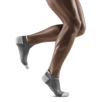 Ultralight No Show Compression Socks, Men, Grey/Light Grey