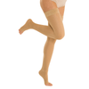 Solidea Classic Kompressions-Oberschenkelhoch 25/32 mmHg, offene Spitze, Beige