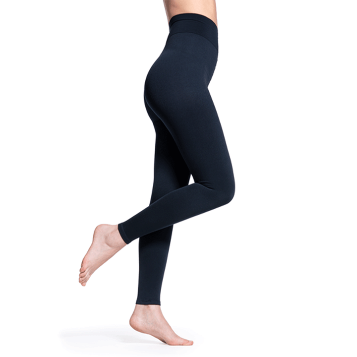 Leggings femininas Sigvaris Soft Silhouette 15-20 mmHg, azul meia-noite