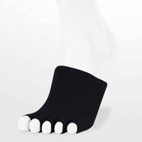 Juzo Seamless Foot Portion 15-20mmHg, Black