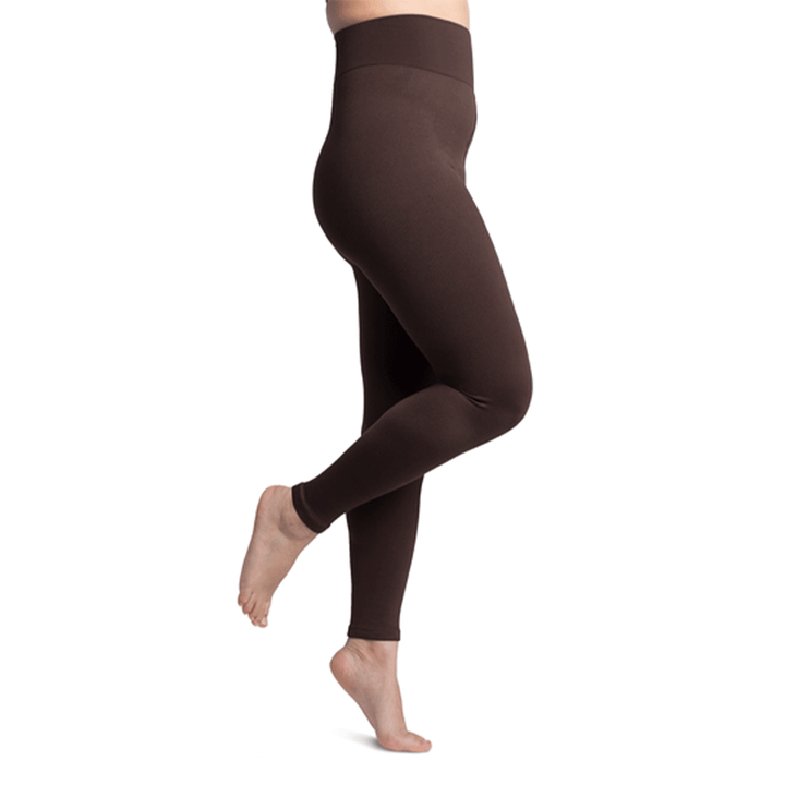 Leggings femininas Sigvaris Soft Silhouette 15-20 mmHg, Espresso