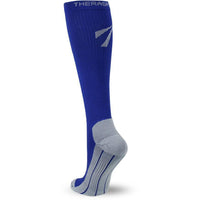 TheraSport 15-20 mmHg Athletic Recovery Compression Socks, Blue