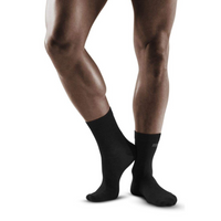 Allday Merino Mid Cut Compression Socks, Men, Anthracite