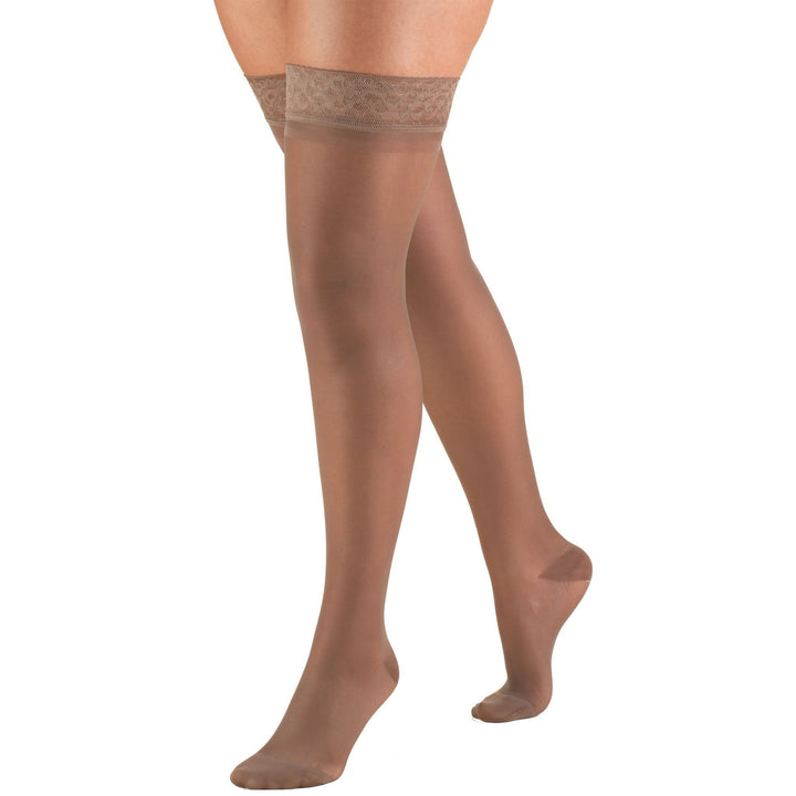 Truform Lites Cuisse haute pour femme 15-20 mmHg, taupe