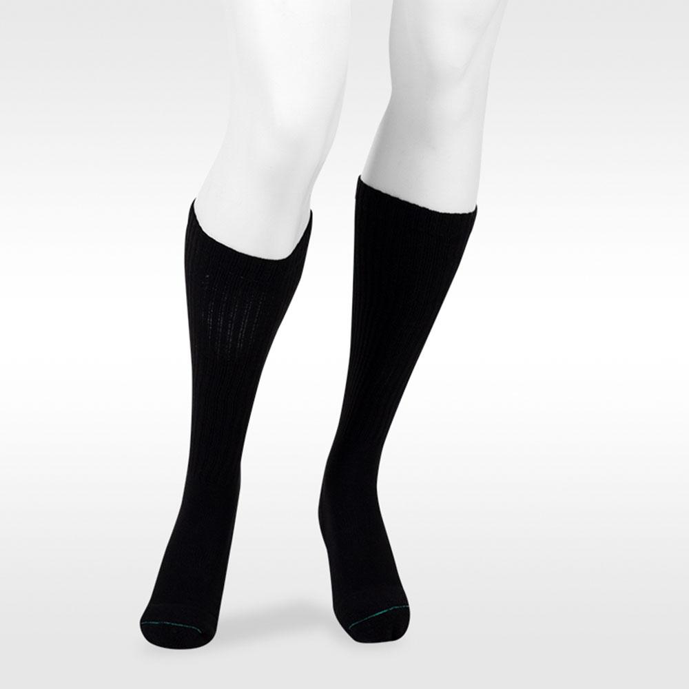 Juzo Power Comfort joelho alto 20-30 mmHg, preto