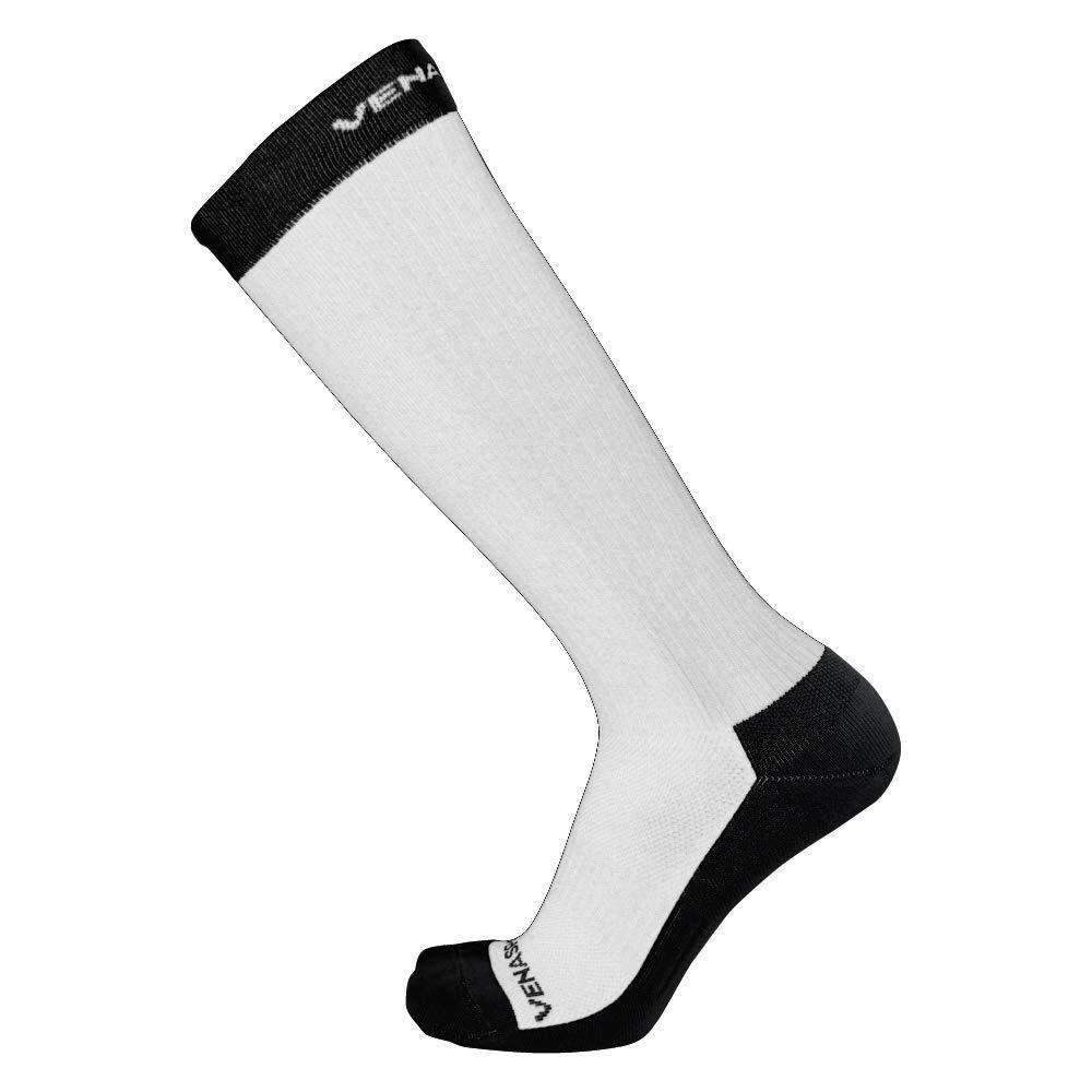 VenaSport Classic Sport Calcetines de compresión de rendimiento de 20-30 mmHg, color blanco