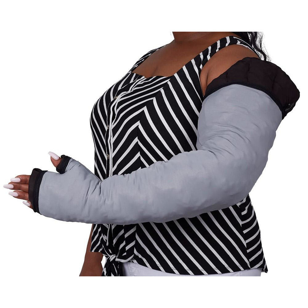 Manchon de bras en mousse profilé Circaid , extra-large, gris