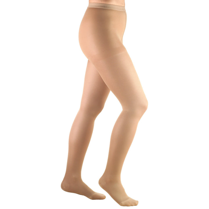 Meia-calça feminina Truform Opaque 15-20 mmHg, bege