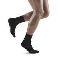 Classic Mid Cut Compression Socks, Men, Black