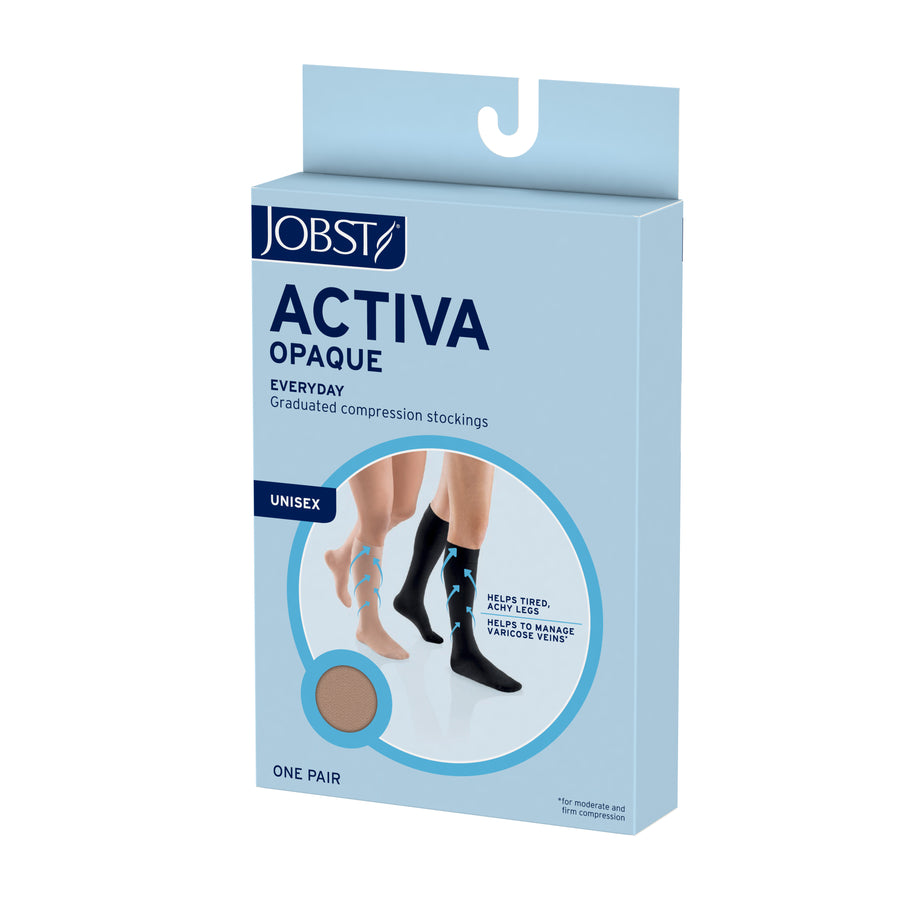 JOBST ® ACTIVA opaco coxa alta 20-30 mmHg com faixa de silicone