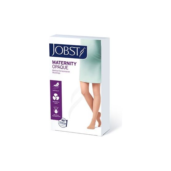 JOBST ® 不透明女性用太ももハイ 15-20 mmHg、オープントゥ、マタニティ