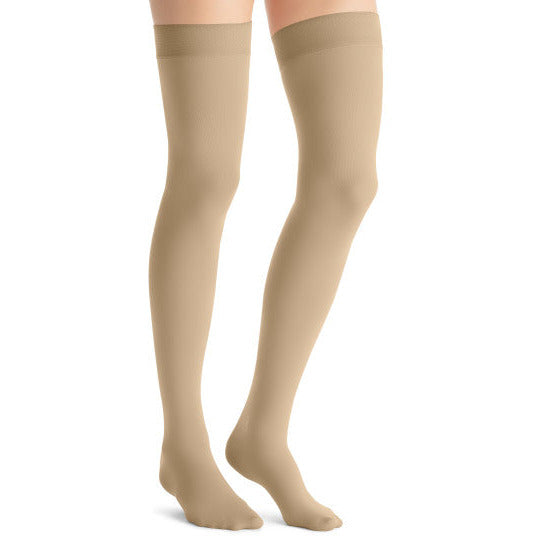 JOBST ® Cuisse haute opaque sensible pour femmes 15-20 mmHg, naturel