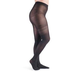 VenActive Women's Premium Opaque 20-30 mmHg Pantyhose, Black, Main