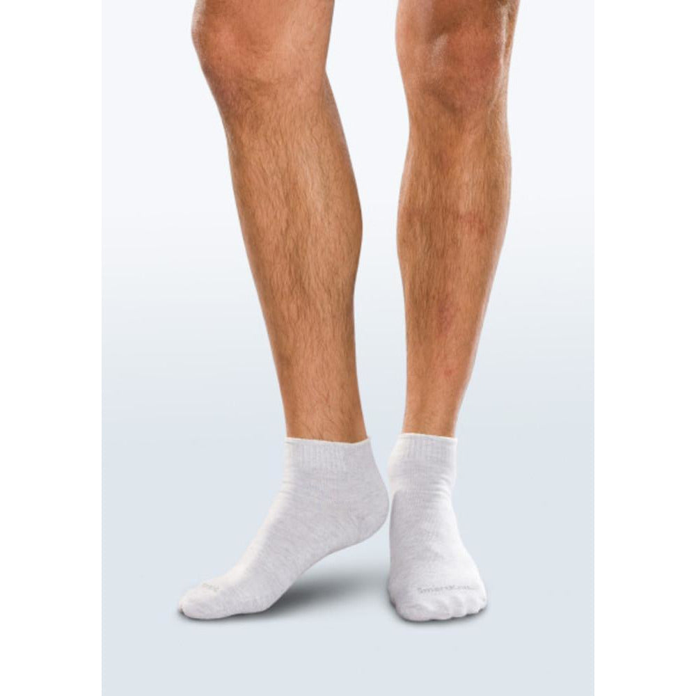 Calcetines cortos de running sin costuras Smartknitactive, gris
