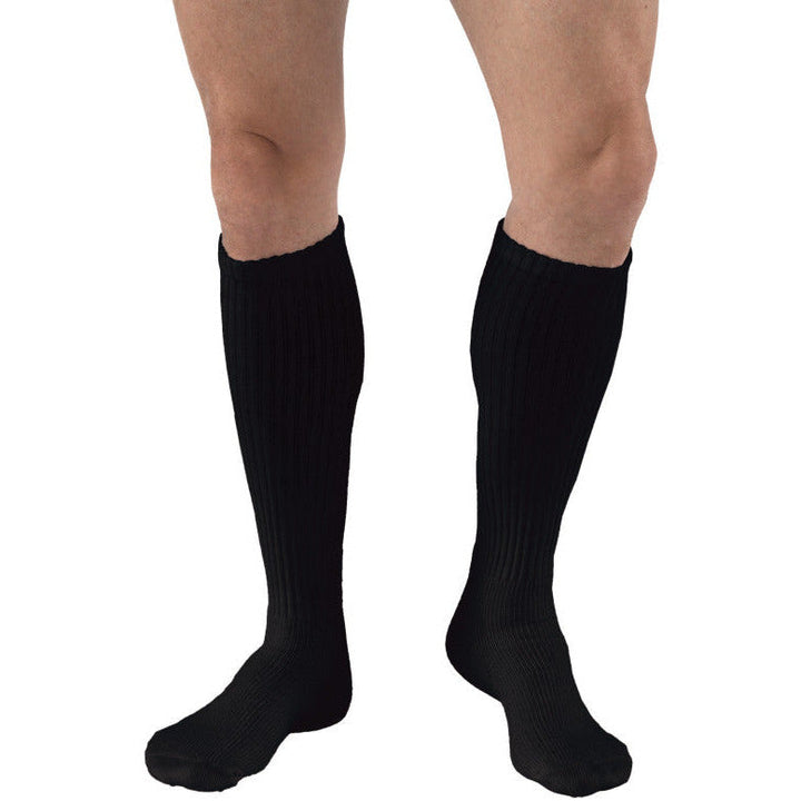 JOBST ® Sensifoot 8-15 mmHg calcetines hasta la rodilla para diabéticos, negro