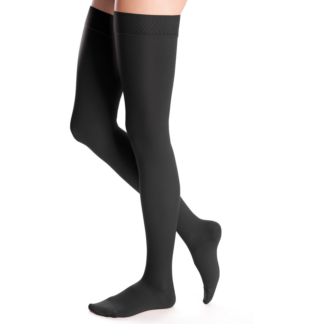 Duomed Advantage 15-20 mmHg Cuisse Haute, Noir