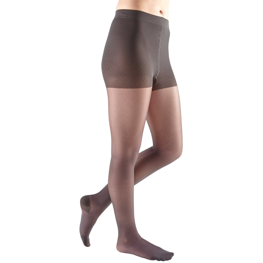 Meia-calça feminina Mediven Sheer & Soft 15-20 mmHg, carvão