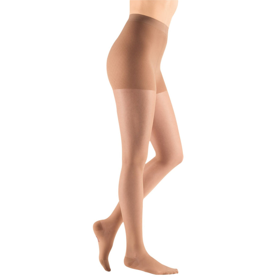 Meia-calça feminina Mediven Sheer & Soft 20-30 mmHg para maternidade, natural