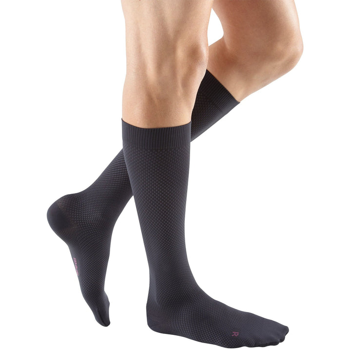 Mediven para hombre Select 15-20 mmHg hasta la rodilla, gris