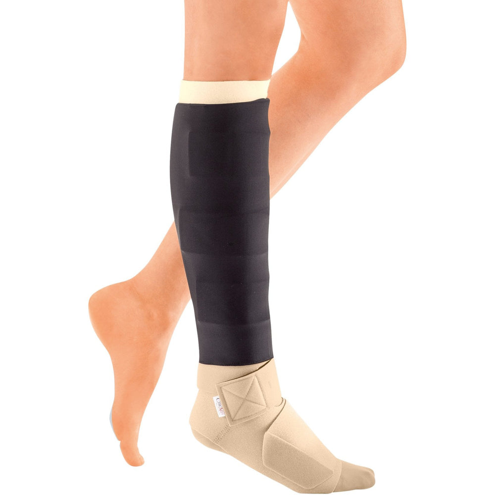 Circaid cobre manga de perna, parte inferior da perna, preto