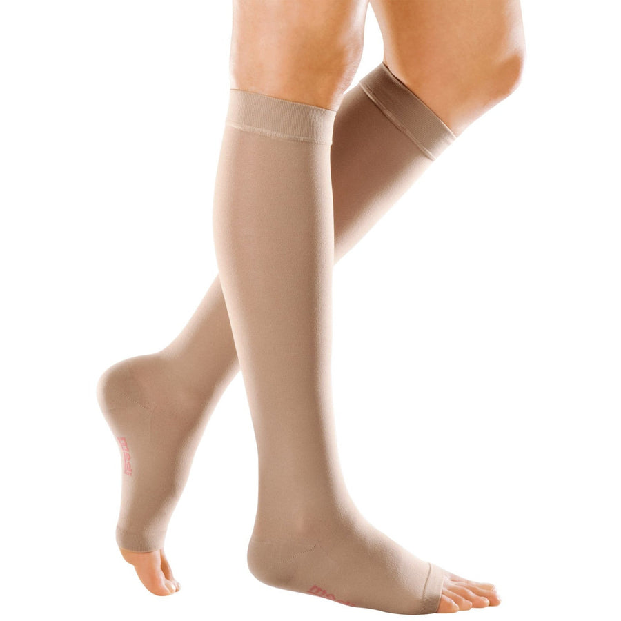 Mediven Forte 40-50 mmHg OPEN TOE Kniestrümpfe mit Silikonband oben