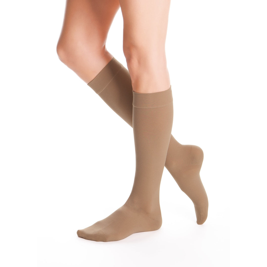 Duomed Advantage 30-40 mmHg Knee High, Almond