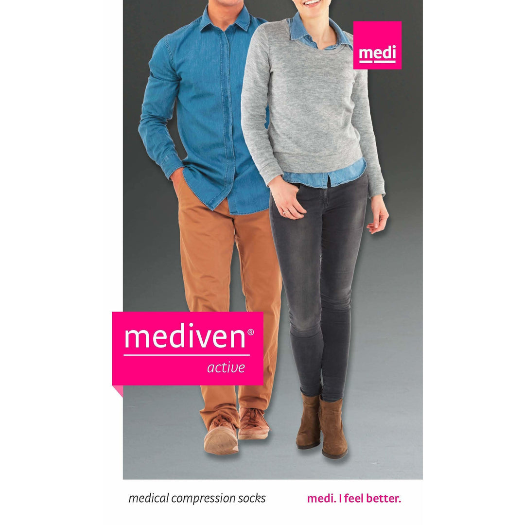 جوارب طويلة للركبة Mediven Active 20-30 مم زئبقي