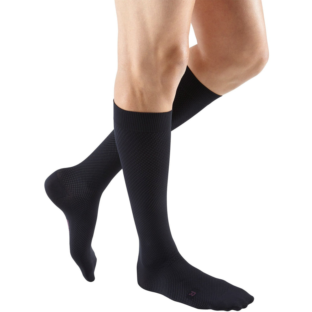 Mediven para hombre Select 30-40 mmHg hasta la rodilla, negro