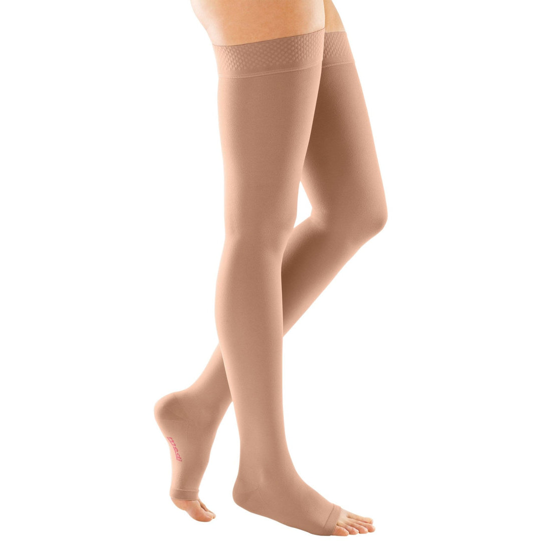 Mediven Forte 30-40 mmHg OPEN TOE Oberschenkelhoch mit Silikonband oben