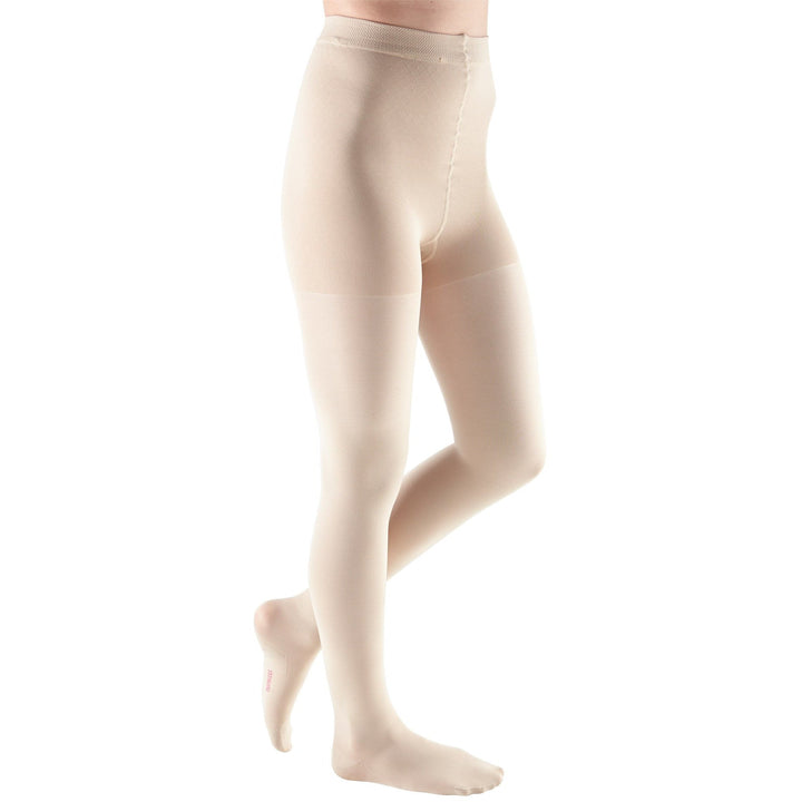 Comfort Pantyhose Petite w/Adjustable Waistband - Closed Toe -20-30mmHg