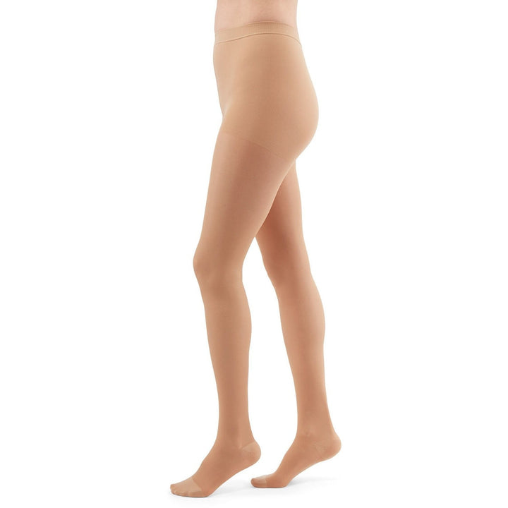 Duomed Pantimedias transparentes para mujer, 15-20 mmHg, color nude