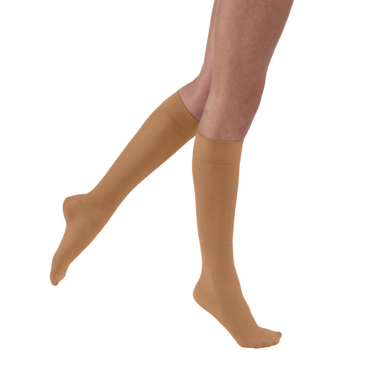 JOBST ® UltraSheer, medias hasta la rodilla para mujer de 8 a 15 mmHg, bronce solar