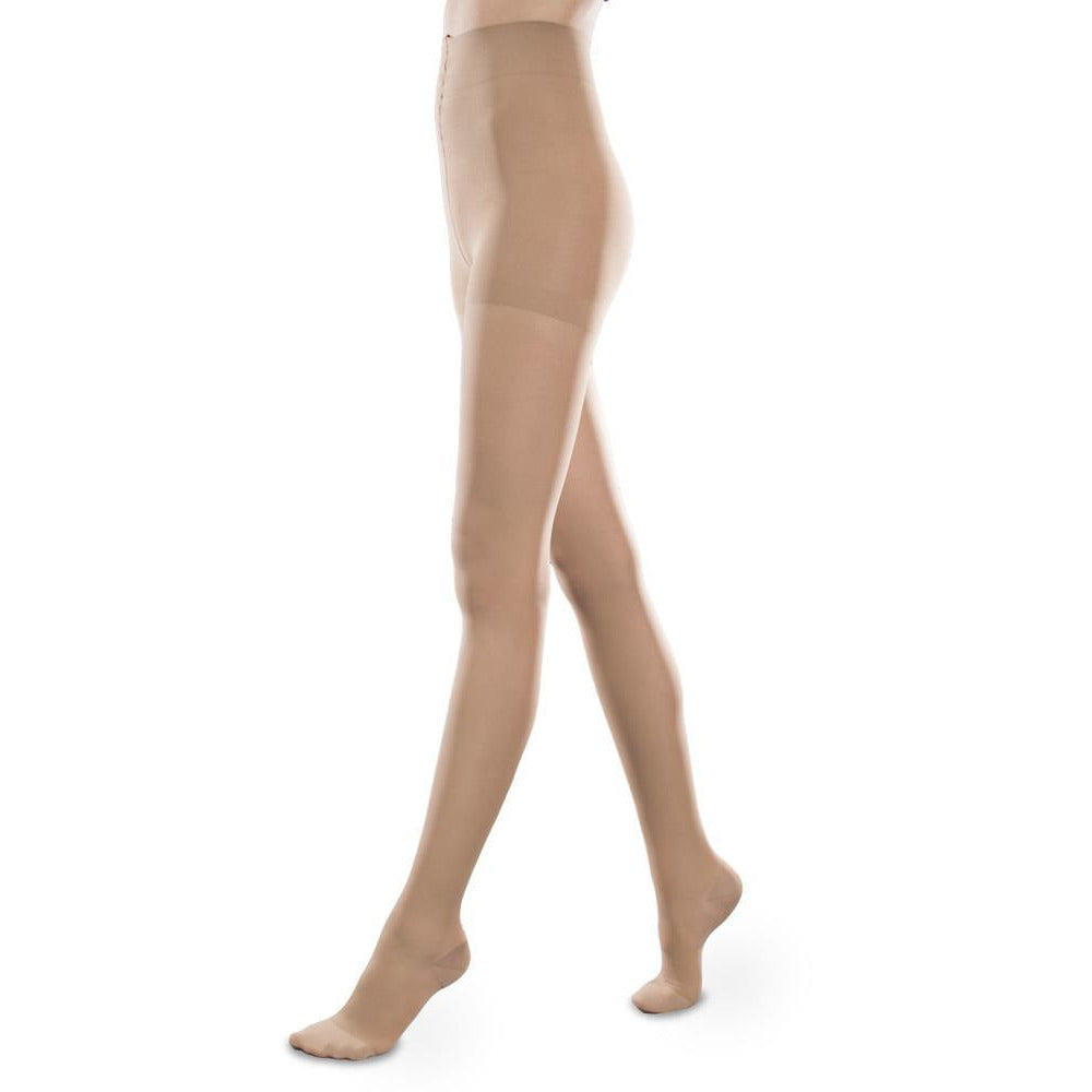 Meia-calça feminina Therafirm Sheer Ease 20-30 mmHg, areia