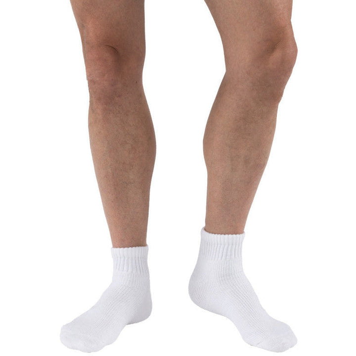 JOBST ® Sensifoot 8-15 mmHg Mini Crew calcetines para diabéticos, blanco