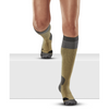 Hiking Light Merino Tall Compression Socks, Women, Beige/Grey