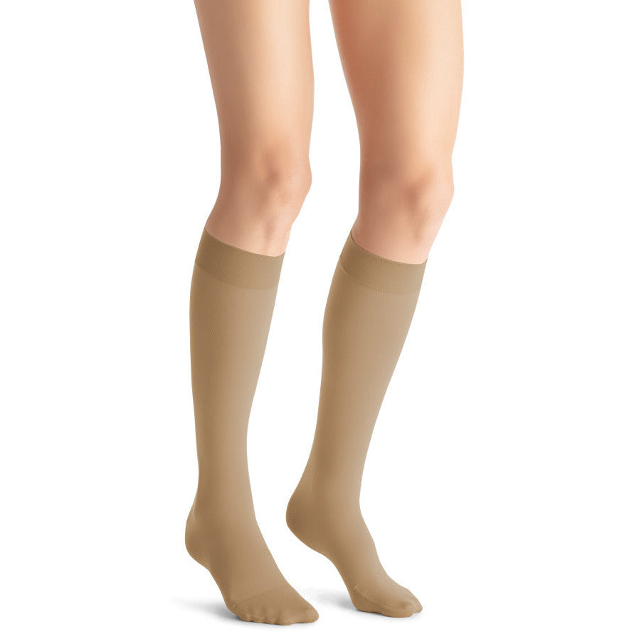 JOBST ® Genouillères opaques pour femmes, 20-30 mmHg, naturel