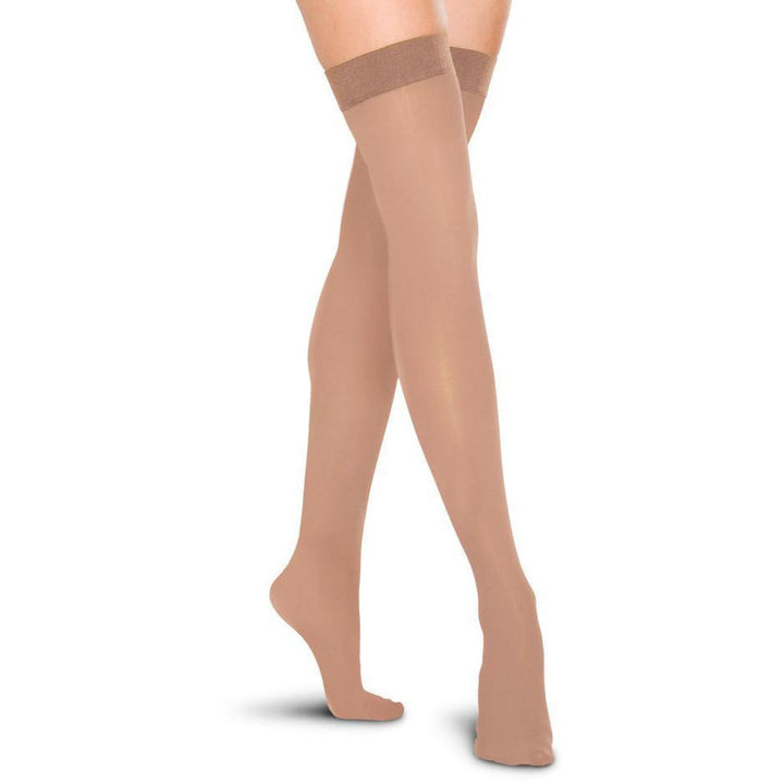 Therafirm ® Cuisse haute 30-40 mmHg avec bande à points en silicone [OVERSTOCK]