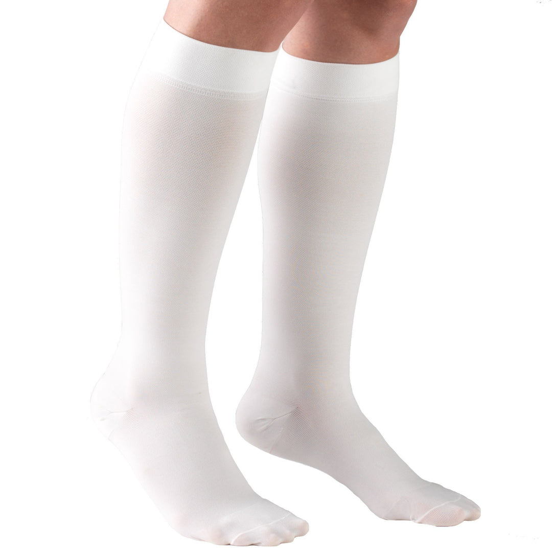 Truform 20-30 mmHg hasta la rodilla, blanco