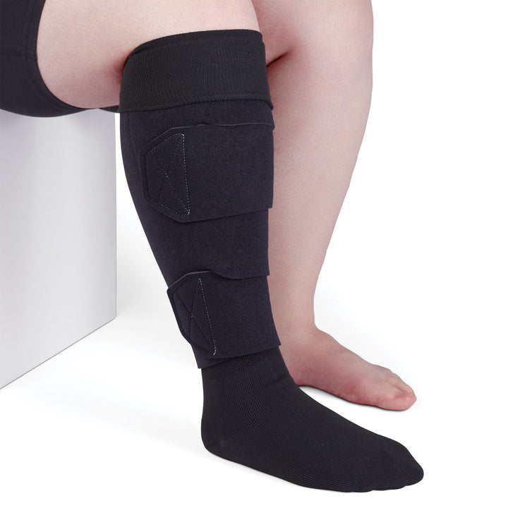 Bande de compression pour bas de jambe CIRCAID ® juxtalite hd, noire