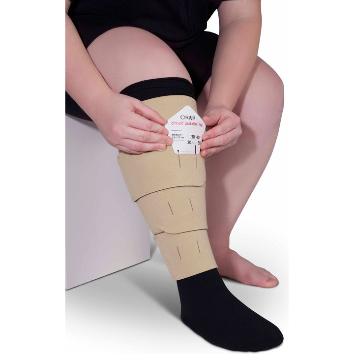 Enveloppement de compression pour bas de jambe CIRCAID ® juxtalite hd, carte