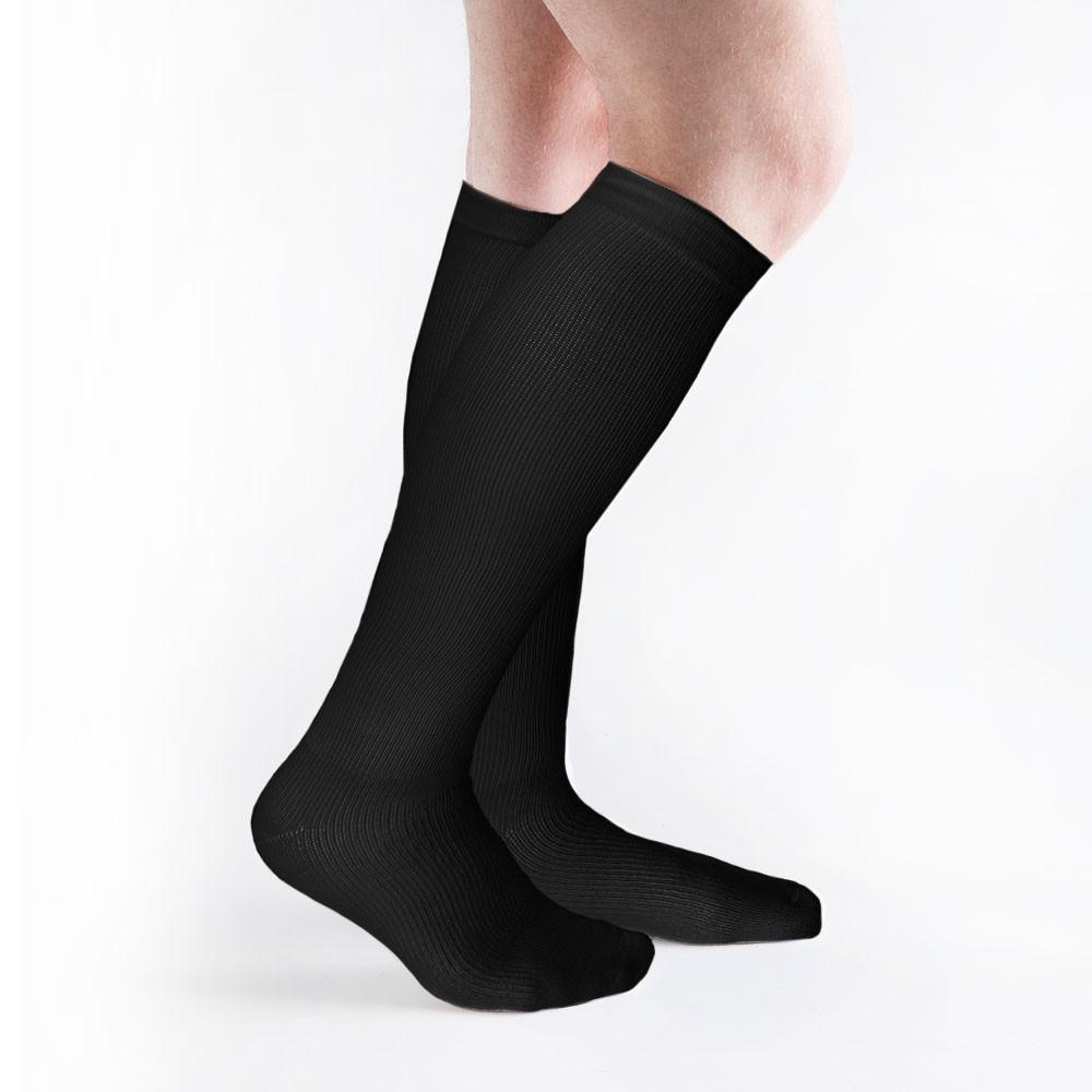 VenActive Chaussettes de compression pour diabétiques 15-20 mmHg, noires