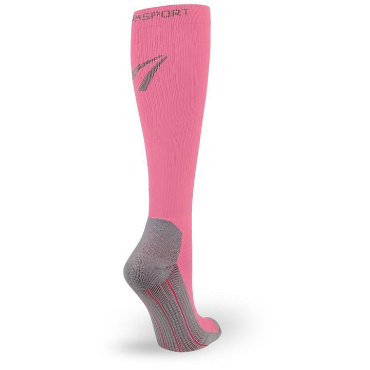 Chaussettes de compression de récupération athlétique TheraSport 15-20 mmHg, roses