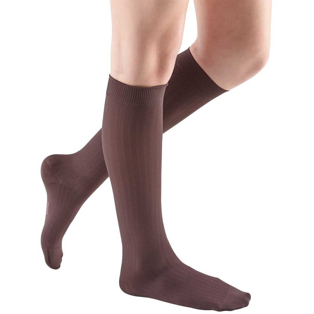 Mediven Comfort Vitality Mi-bas pour femme 30-40 mmHg Chocolat