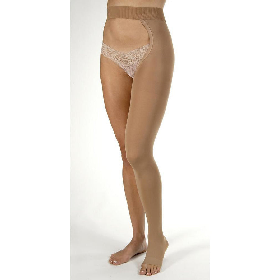 JOBST ® Chape simple en relief 30-40 mmHg, bout ouvert, beige